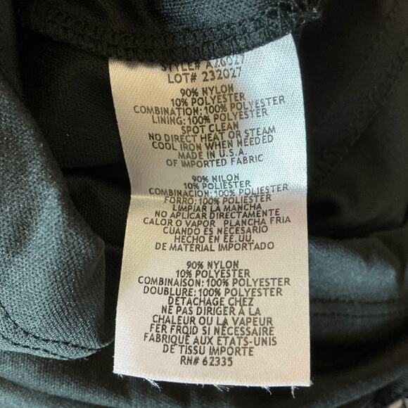 Betsy & Adam Black Sequined Long Sleeve Formal Cocktail Dress Size 10 - Picture 11 of 14